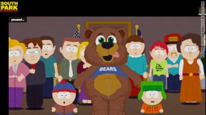 South Park shows Muhammad as a bear